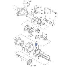 Шпилька крепления колеса перед + зад 46 + CRAFTER VAG 2D0501627A