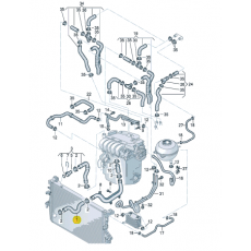 Шланг системы охлаждения VAG 7H0121051D