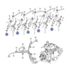 Шайба под форсунку BOSCH F00VP01004