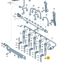 Шайба под форсунка BOSCH F00VC17505