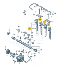 Форсунка 2.5 BOSCH 0445115028