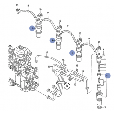 Форсунка ABL BOSCH 0986430188