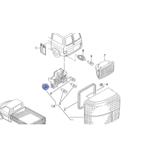 Фонарь задний плата VAG 701945257 Б/У