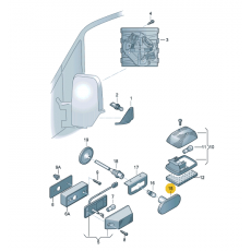 Фонарь боковой VAG 2E0945061C