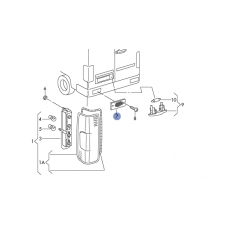 Фонарик в задний бампер VAG 2D0945105