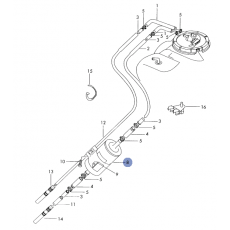 Фильтр топливный 97-->> бензин VAG 2D0201051