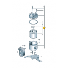 Фильтр топливный BEL 5л. MAHLE KX192