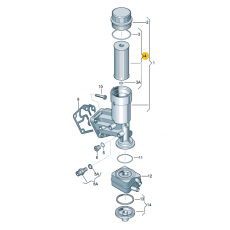 Фильтр масляный 97-->> VAG 074115562