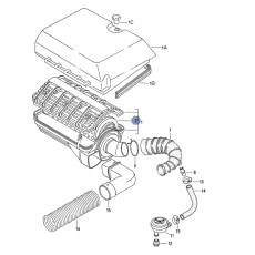 Фильтр воздушный 83->>8/88 Kolbenschmidt 50013122