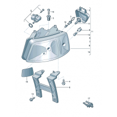 Фара R Transporter DEPO 441-1168R-LD-EM