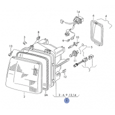 Фара R Valeo 086737