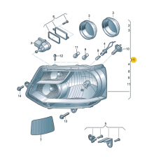 Фара R Transporter DEPO 441-11F2RMLDEM2