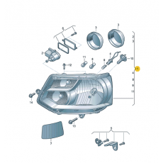 Фара L Transporter DEPO 441-11F2LMLDEM2