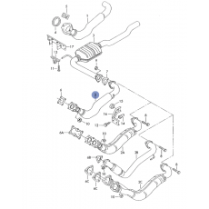 Труба глушителя VAG 044253091L