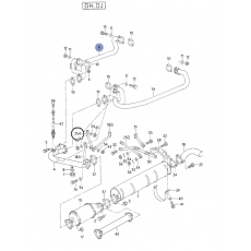 Труба глушителя 1 вход -->>85 JP Group 1120400300