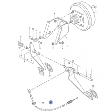 Трос сцепления короткий BENDIX 281721335E