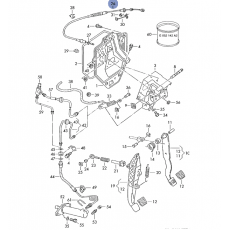 Трос сцепления SACHS 3074003347