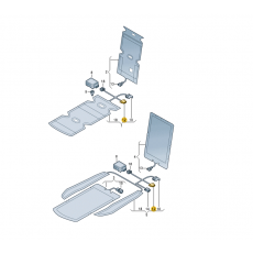 Корпус плоского разъема 2 контакта  ZZVF ZVKK167