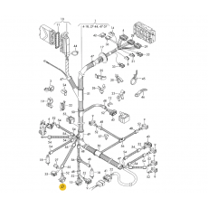 Корпус плоского разъема квадратный 2 контакта TE PARTS 7810102