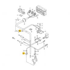 Корпус плоского разъема квадратный 4 контакта TE PARTS 7810140