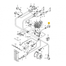 Корпус плоского разъема квадратный 4 контакта TE PARTS 7810140