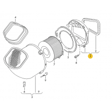 Корпус салонного фильтра элемент VAG 701819077B