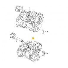 КПП 5-ст. механика 2.8 DYA VAG 02G300045D