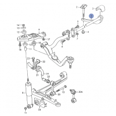 Торсион R VAG 7D0411104 Б/У