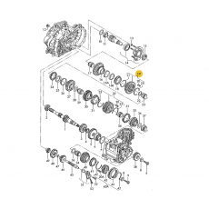 КПП муфта 1/2 передачи VAG 02A311239E