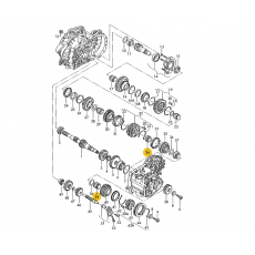 КПП подшипник VAG 02A311115D