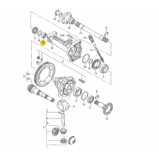 КПП подшипник в чулок VAG 02B409371A