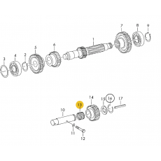 КПП подшипник игольчатый VAG 000311523