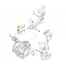 КПП подшипник опора кронштейн VAG 02G409905 Б/У