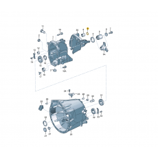 КПП сальник вала переключения VAG 0B7301227