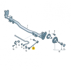 Стойка стабилизатора VAG 2K0505465E