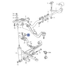 Скоба стабилизатора VAG 701411063B Б/У