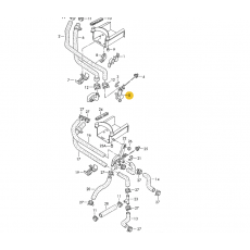 Кран отопителя на две печки >>96 VAG 701819809H