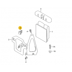 Кронштейн блока управления VAG 6N0906356