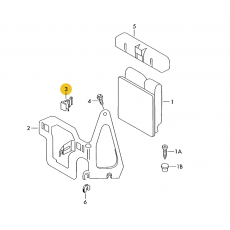 Кронштейн блока управления VAG 6N0906356A