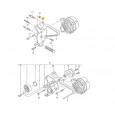 Кронштейн генератора ABL VAG 028903143AD Б/У