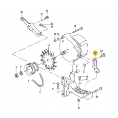 Кронштейн генератора VAG 068903251P