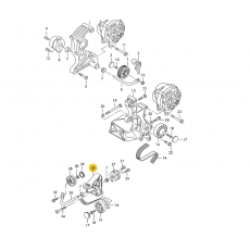 Кронштейн подушки R VAG 074199207M Б/У