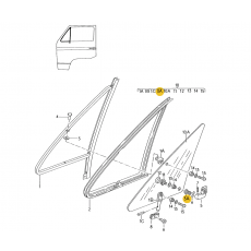 Кронштейн форточки вал VAG 281837643