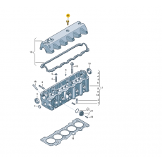 Крышка клапанная ACV болт М8x40 VAG N90666603