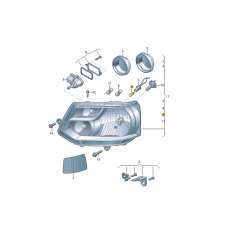 Лампа безцокольная большая W16W Hella 8GA008246-001