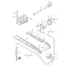 Свеча зажигания AES BOSCH 0242229613