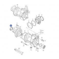 Сальник заднего редуктора и углового редуктора 45х60х8 VAG 02D409399