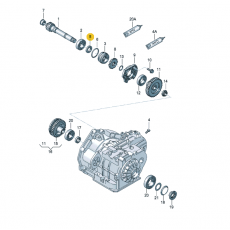 Сальник КПП дифференциала АКПП 35.7x58x7 CORTECO 01029139B