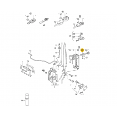 Личинка замка передний и сдвижной двери POLCAR 9566Z-13