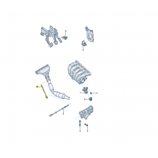 Лямбда-зонд 4 контактный (1760 мм.)  BOSCH 0258006978